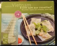 Mängden socker i Dim sum aux crevettes