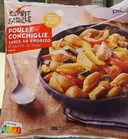 Mängden socker i Poulet, Conchiglie, sauce au chorizo et légumes du soleil