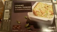 Mängden socker i Lasagnes saumon poireaux 