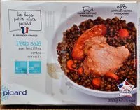 Mängden socker i Petit salé aux lentilles vertes