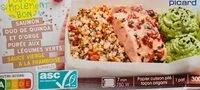Mängden socker i Saumon duo de guinoa et orge purée aux légumes verts