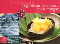 Mängden socker i Riz gluant au lait de coco et à la mangue