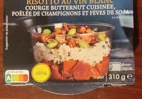 Mängden socker i Risotto au vin blanc