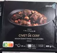 Mängden socker i Civet de cerf