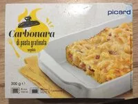 Mängden socker i Carbonara di pasta gratinata