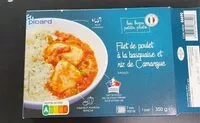 Mängden socker i Filet de poulet à la basquaise et riz de Camargue