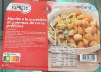 Mängden socker i Moules a la marinière et pommes de terre préfrites