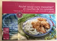 Mängden socker i Poulet Sauce Curry Massaman et Nouilles de Riz Cuisinées