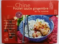 Mängden socker i Poulet Sauce Gingembre et Riz Cuisiné