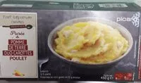 Mängden socker i Purée de pomme de terre duo carottes poulet