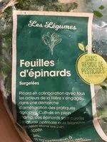 Mängden socker i Feuilles d'épinards