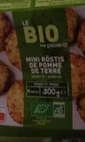 Mängden socker i Mini Röstis de Pomme de terre