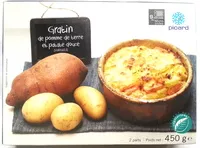 Mängden socker i Gratin de pomme de terre et patate douce