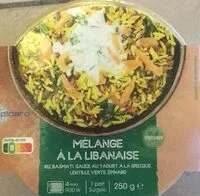 Mängden socker i Mélange a la libanaise