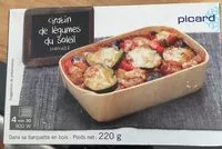 Mängden socker i Gratin de légumes du soleil