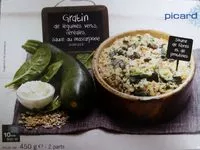 Mängden socker i Gratin de légumes verts, céréales, sauce mascarpone