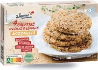 Mängden socker i Galettes céréales 8-légumes mozzarella