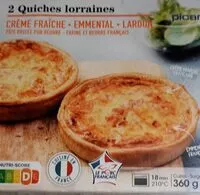 Mängden socker i Quiches lorraines