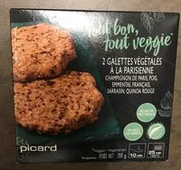 Mängden socker i Galettes Végétales à la parisienne