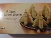 Mängden socker i Sapins de pommes de terre