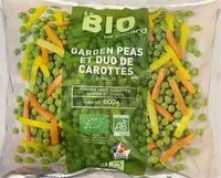 Mängden socker i Garden peas et duo de carotte
