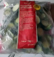 Mängden socker i Courgettes en rondelles