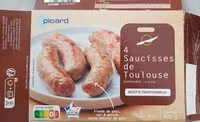 Mängden socker i 4 saucisses de Toulouse