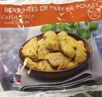 Mängden socker i Bouchées de filet de poulet curry-coco