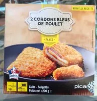 Mängden socker i Cordons bleus de poulet