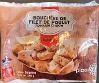 Mängden socker i Bouchées de Filet de poulet romarin citron