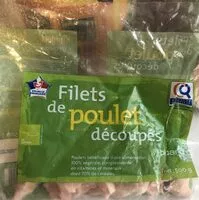 Mängden socker i Filets de poulet découpés