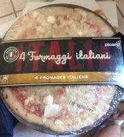 Mängden socker i 4 Formaggi Italiani