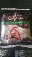 Mängden socker i 2 Mini-Calzones Jambon Mozzarella