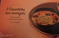 Mängden socker i 2 Cassolettes aux Escargots