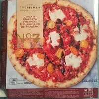 Mängden socker i Pizza N°7 - Tomate, Burrata, Vinaigre Balsamique de Modène