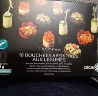 Bouchees aperitives aux legumes