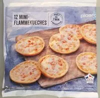 Mängden socker i 12 mini flammekueches