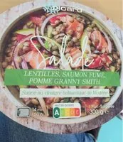 Mängden socker i Salade lentilles saumon fumé, pomme granny smith