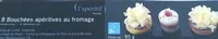 Mängden socker i 8 bouchées apéritives au fromage