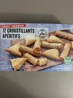 Mängden socker i 12 croustillants aperitifs