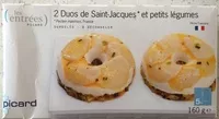 Mängden socker i 2 Duos de Saint-Jacques et petits légumes