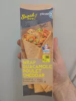 Mängden socker i Wrap guacamole poulet cheddar