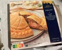 Mängden socker i Pithiviers - Pintade, farce aux champignons, dinde, bloc de foie gras de canard et épinards