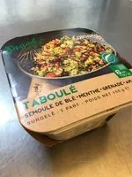 Mängden socker i Taboule Menthe Grenade Amande