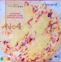 Mängden socker i Pizza surgelée cheddar lardon fumé oignon rouge