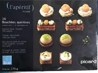 Mängden socker i 16 Bouchées Apéritives