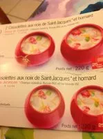 Mängden socker i 2 Cassolettes aux Noix de Saint-Jacques et Homard, Sauce au Jurançon