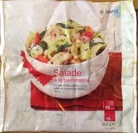 Mängden socker i Salade à la Parmesane