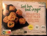 Mängden socker i Boulettes végétales tout bon tout veggie