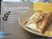 Mängden socker i 2 Galettes au Sarrasin 3 Fromages
